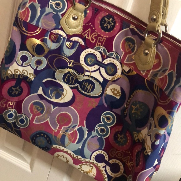Coach Poppy POP C Glam Tote - Picture 6 of 6